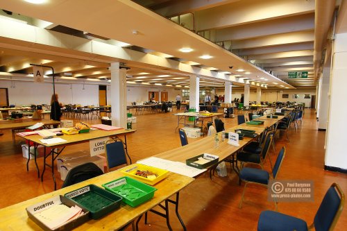 07/05/20 Elmbridge elections the count at Sandown Race Course