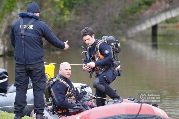 31/03/2016.Kayaker missing in River Wey named as 56-year-old Grant Broster.  Surrey Police will continue to search the River Wey for a man whose kayak overturned on Monday 28th March.