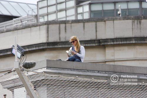 10 July 2009. 
EMILY AIRTON (21)  FROM Hartney Whitney in Hampshire works in Public Relations on the Fourth Plinth from 1500hrs to 1600hrs,