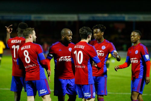 12/12/2016.  Aldershot Town v East Thurrock United FC. FA Trophy.