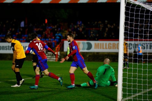 12/12/2016.  Aldershot Town v East Thurrock United FC. FA Trophy.