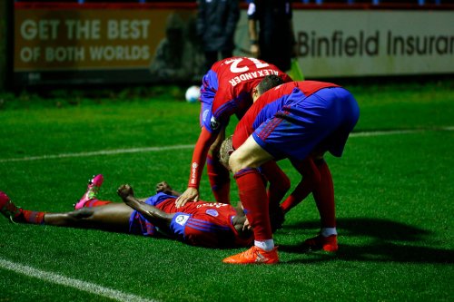 12/12/2016.  Aldershot Town v East Thurrock United FC. FA Trophy.