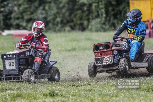 22/06/2019/ Action from the British Lawn Mower Racing Event in Newdigate, Surrey